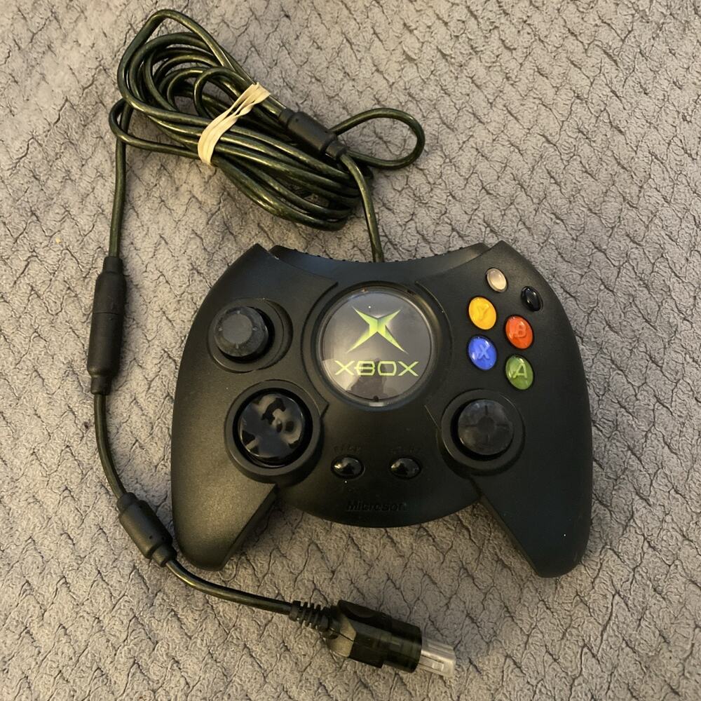 Xbox Duke Controller OEM Microsoft Original X08-17160 w/breakaway Parts Repair
